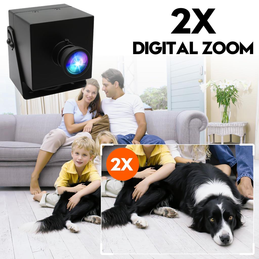 ELP 4K HDMI USB камера широкоугольная ПК камера для монитора компьютера одновременный вывод мини UVC веб-камера 2X цифровой зум 8 МП USB камера безопасности степень