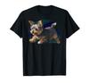 Playful Yorkshire Terrier Dog Pop Art Proud Yorkie Owners T-Shirt