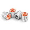4PCS Alloy Car Wheel Tire Valve Stem Caps Cover for Dodge DURANGO AVENGER CALIBER CARAVAN Challenger CHARGER RAM SRT SXT Viper PP2