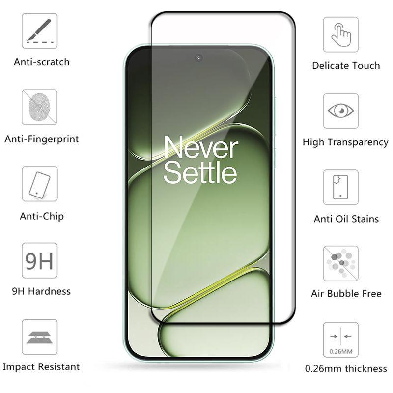 6-в-1 Стекло для OnePlus Nord 6 Полное покрытие Закаленное стекло Защитная пленка для экрана OnePlus Nord 6 Защитная пленка для объектива телефона OnePlus Nord6