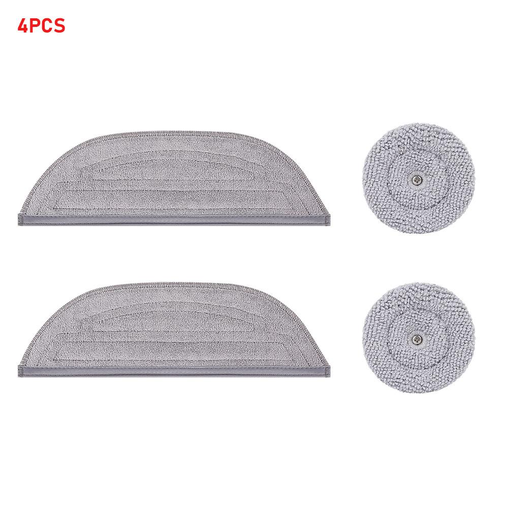 Mop Cloth For Roborock S8 MaxV Ultra S8 Max Ultra G20S Antibacterial Shock Mop Cloth Round Rag Robot Vacuum Cleaner Accessories