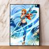 Печать на холсте и живопись, интегрированная аниме, наномодульная печать, современная стена для гостиной, рождественский подарок, эстетический постер