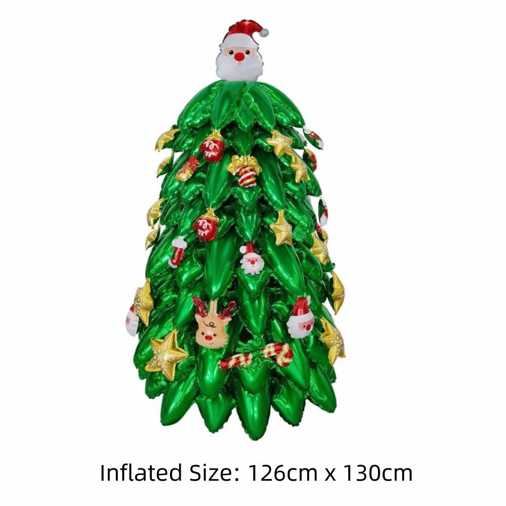 DIY Large Inflatable Balloon Aluminum Film Christmas Tree Balloon  Seasonal Celebrations