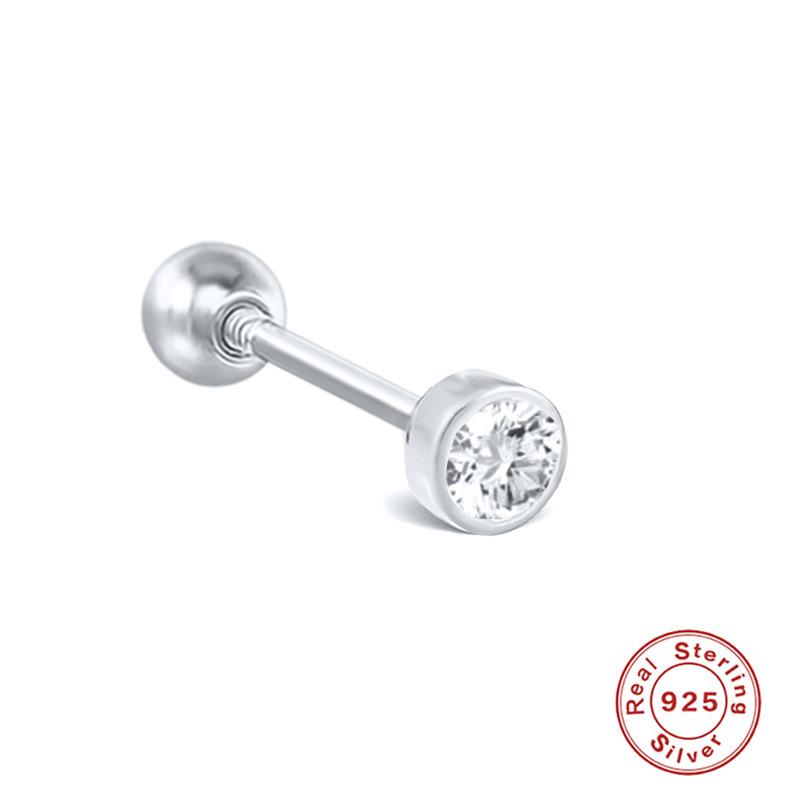 Серьги-гвоздики для пирсинга из стерлингового серебра S925, серьги-гвоздики для пирсинга, серьги-гвоздики для пирсинга, серьги-гвоздики для пирсинга из циркония, серьги-гвоздики в виде цветка, снежинки, змеи, платина