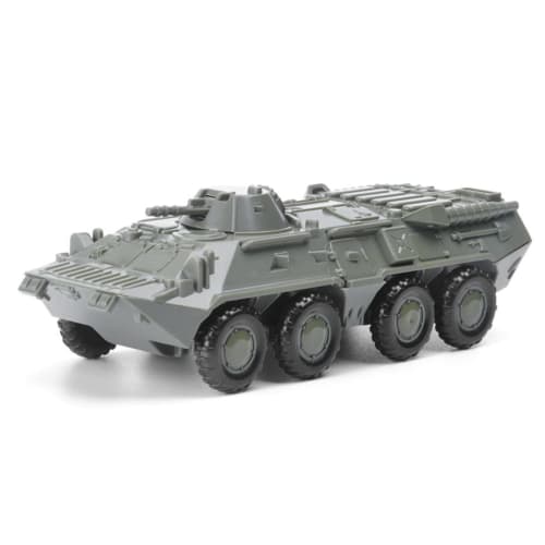 1:72 4D Assembly Model of BTR-80 Wheeled Armored Vehicle, Military Plastic Armored Vehicle Model, No Adhesive Required