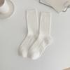 Socks Pure Cotton Calf Socks Pressure Thin High Stockings Cotton Double Needle Boneless Stacking Socks