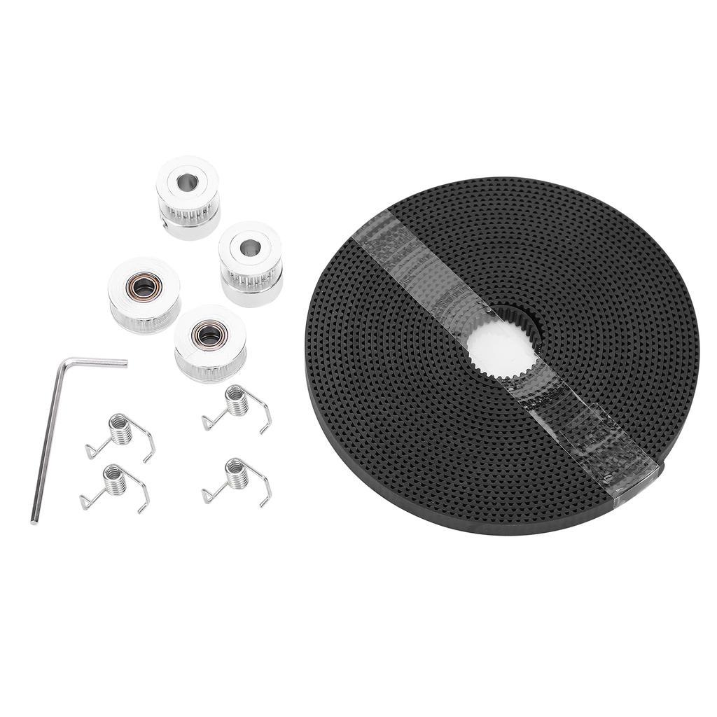 GT2 Synchronous Wheel 20 Tooth Inner HoleTiming Pulley Belt +Torsion Spring 3D Printer