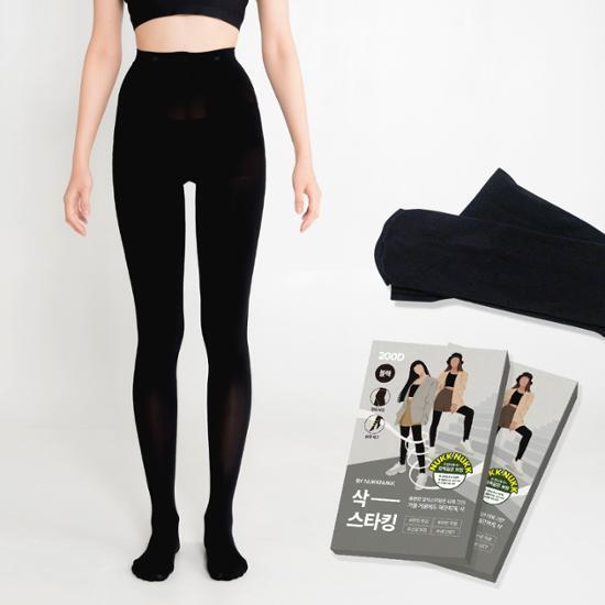 Чулки компрессионные Skinny Five 200D (черный) (1 лист/2 листа)