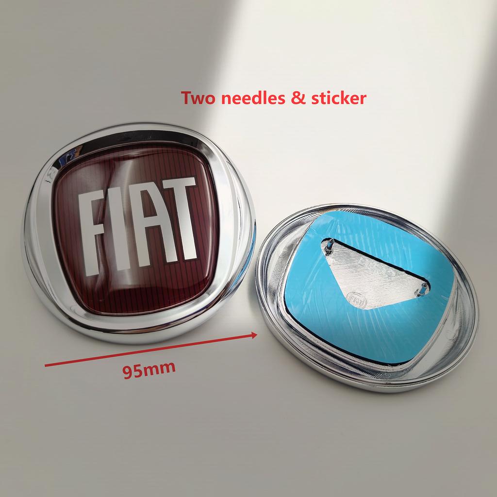 1 шт. 95 мм 100 мм 9,5 см 10 см логотип Fiat Передний Задний Значок Эмблема для 500 Panda Punto Grande Punto Doblo Ducato Bravo Tipo 595 600