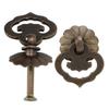 4set Antique Cabinet Handles Bronze Color Auspicious Clouds Shape Vintage Style Decorative DIY