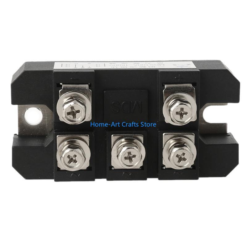 Y3NA Aluminum Metal for Case 3 Phase Diode Bridge Rectifier 3-Phase Diode Bridge Rectifier 100A Amp 1600V Bridge Rectifier Mo