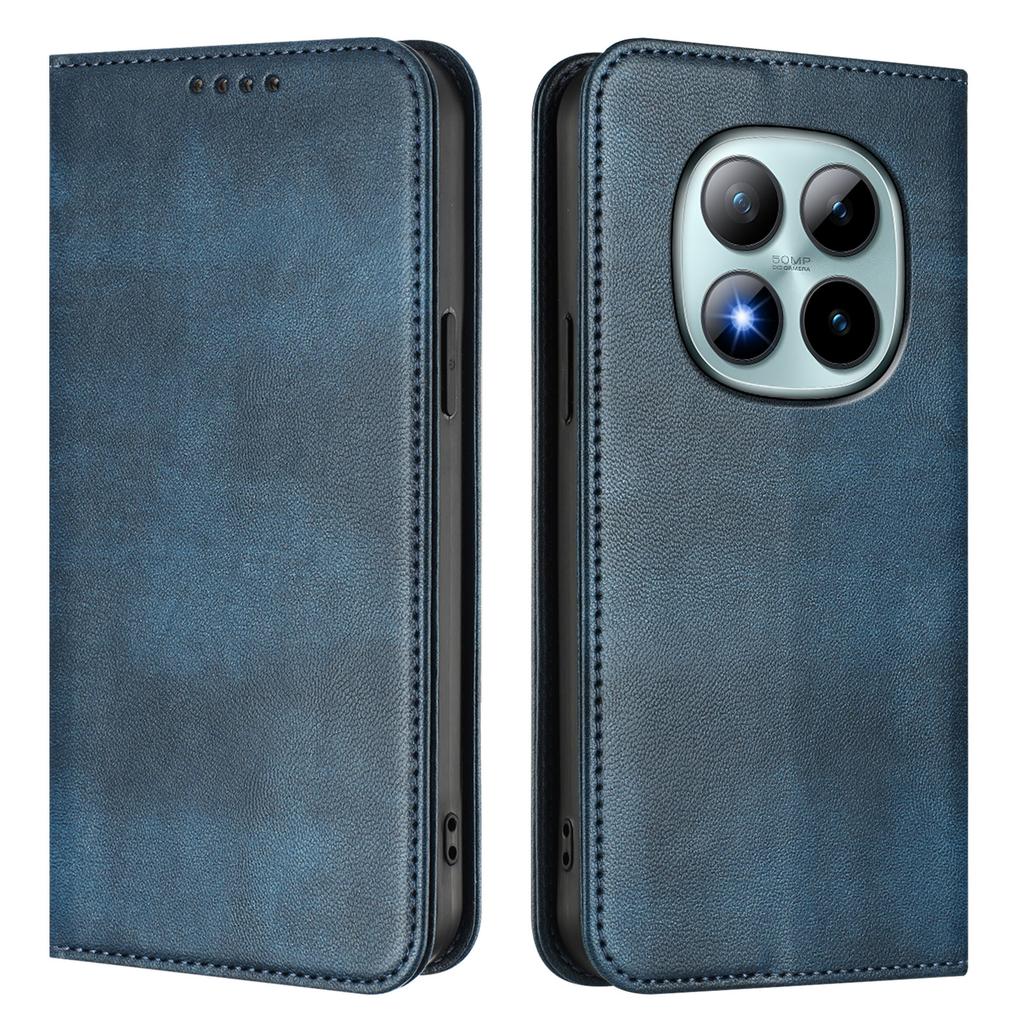 Для Xiaomi Redmi Note 15 Pro+ 5G Чехлы-кошельки Кожаный чехол для телефона с ретро-текстурой и RFID-блокировкой