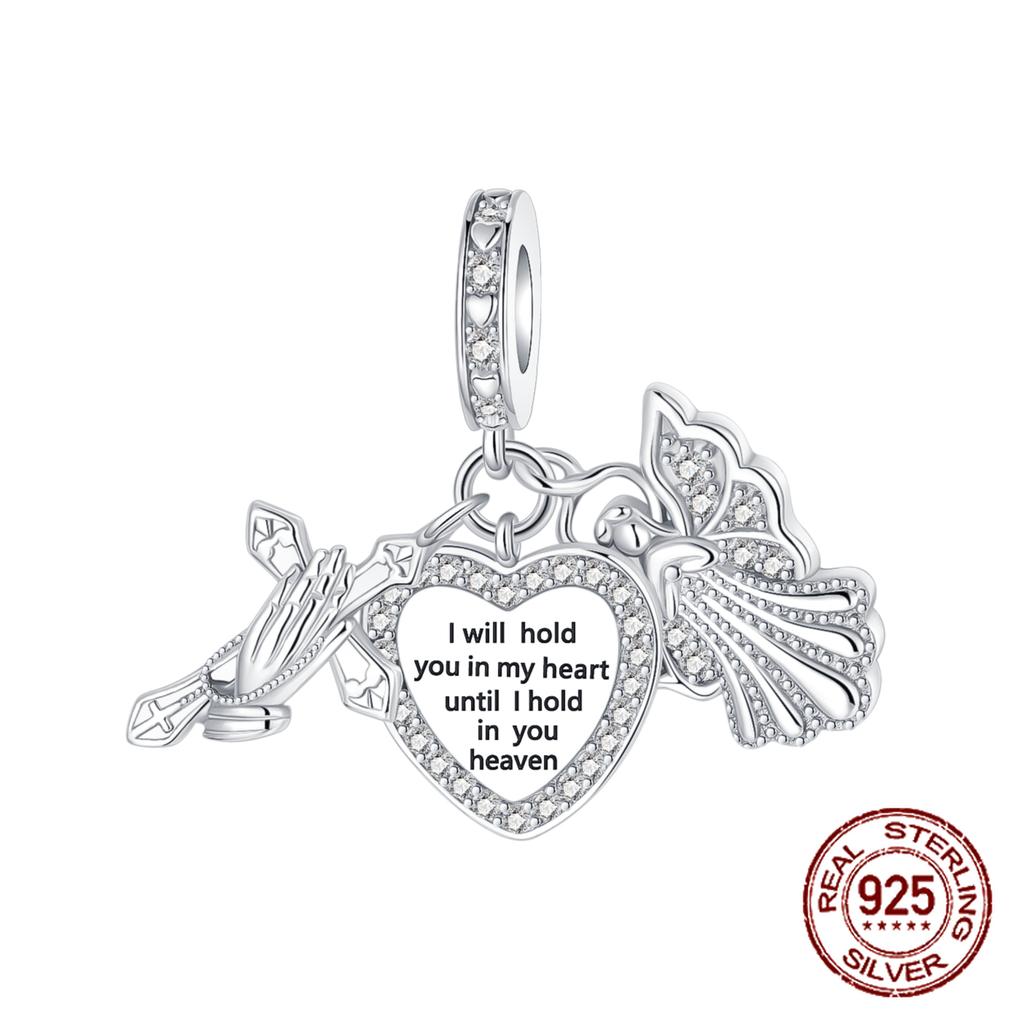 Шармы Бусины Медь Однотонный Буква Семья Навсегда Дерево Жизни Циркониевые Бусины Подходят для DIY Браслетов Ювелирные Изделия