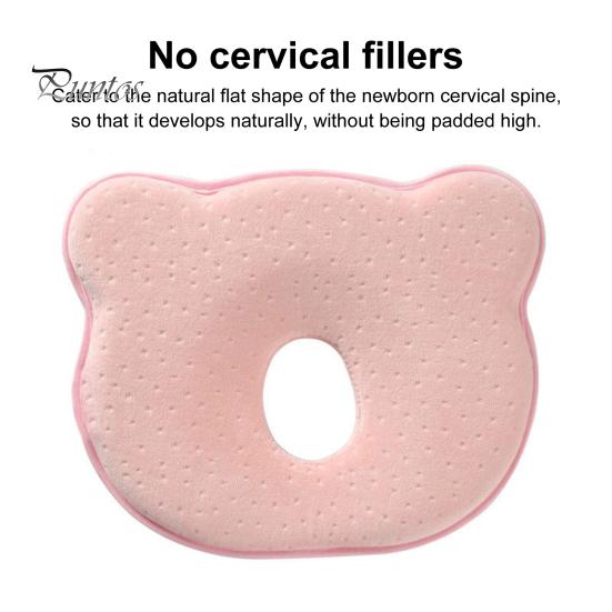 Infant Sleeping Pillow Slow Bounce Ultra Soft Memory Foam Machine Washable Prevent Flat Head Great Neck And Head Support Newborn Toddler Pillow