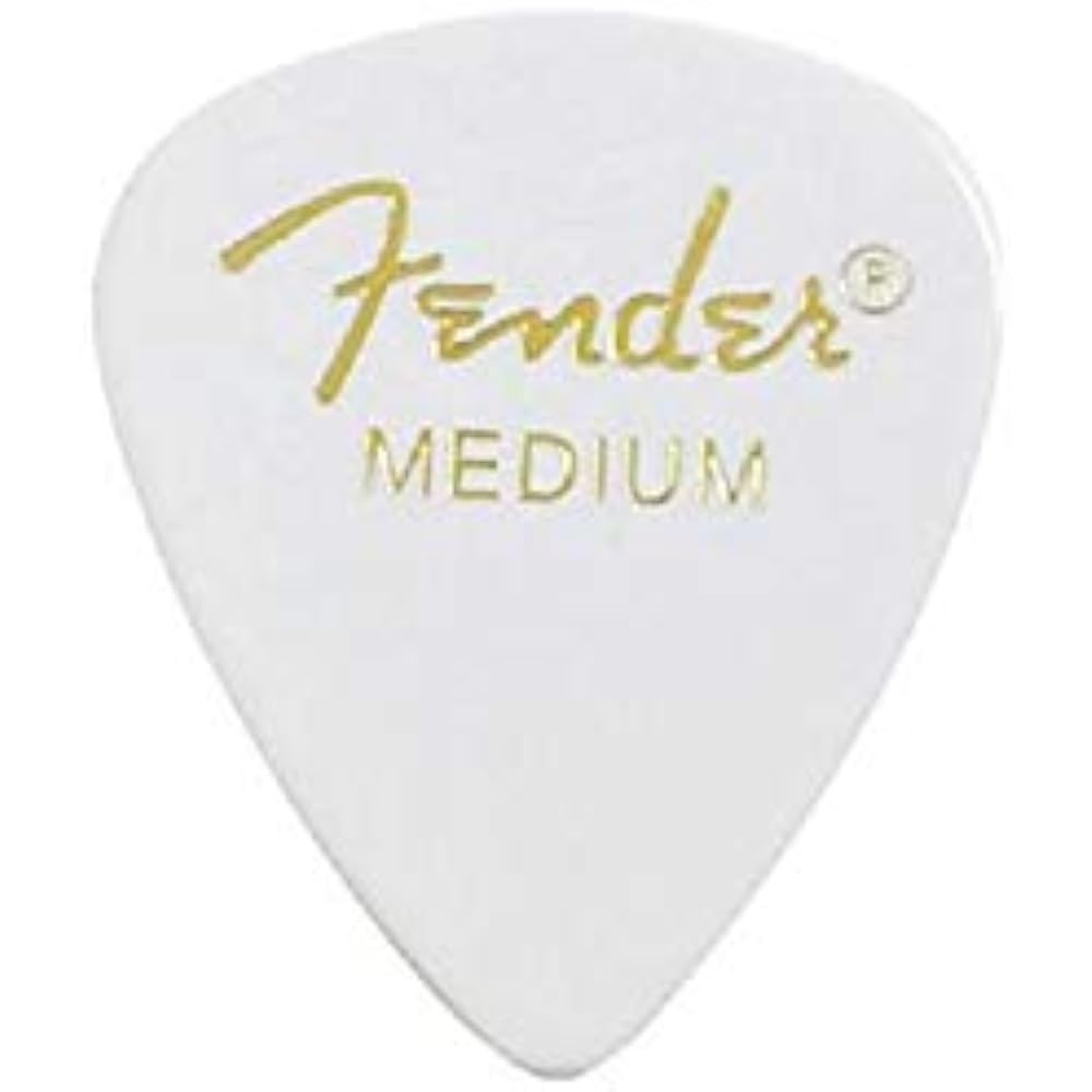 Медиатор Fender x 10 Каплевидный БЕЛЫЙ