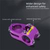 Aluminum Zinc Zinc Alloy Mountain Bike Stem 45mm Bike Riser Stem Bicycle Handlebar Stem  Off-Road Use