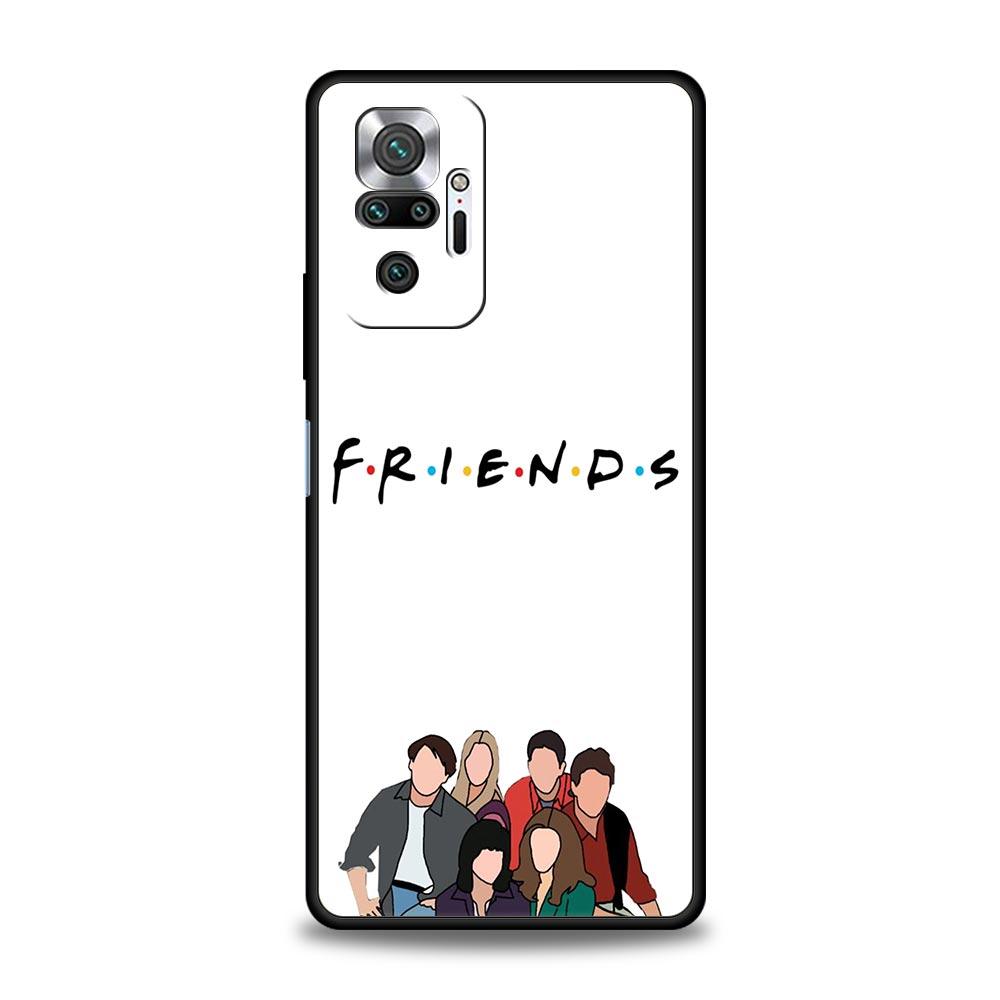 Чехол для телефона Central Perk Coffee Friends ТВ-шоу для Xiaomi Redmi Note 14 13 5G 10 11 12 Pro Plus 4G 14C 13C 12C 10C Черный