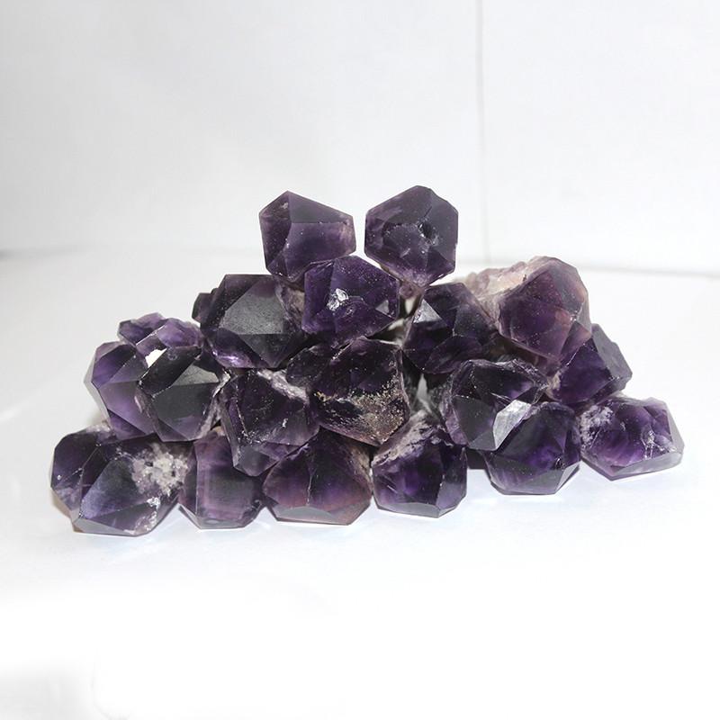 Quartz Amethyst Natural Crystal Wand Point Specimen Healing Home Decor Gift