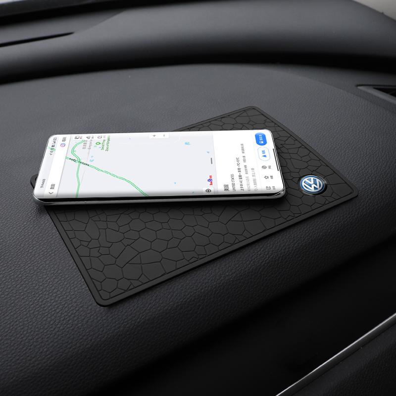 Для VW Volkswagen Jetta MK5 Golf ПВХ Автомобильный Нескользящий Коврик Панель Приборов Телефон Антискользящая Гелевая Подушка Для Volkswagen CC R-Line Touran Golf Tig