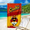proof beach towel with a CHEETOS pattern - soft,absorbent,quick-drying,machine washable - perfect for swimming,camping,bathing