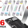 1-6 шт. Металлический плоский мягкий ломик-открывалка Набор для ремонта для мобильного телефона Снятие клея с разбитого экрана Инструменты для открытия аккумулятора