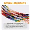 Braided Strap for Xiaomi Mi Band 8 Elastic Nylon Solo Loop Adjustable Watchbands Magnetic Buckle Correa Bracelet for Miband 8NFC