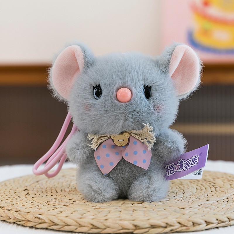 Кролик Кошка Собака Галстук Животное Плюшевая Кукла Брелок Подвеска Для Домашнего Офисного Декора