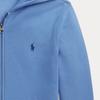 Polo Ralph Lauren Solid Color Zip-Up Hoodie Long Sleeve Kids Hoodies Blue 323799360-040