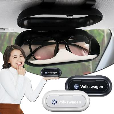 Для автомобиля Volkswagen Козырек Футляр для солнцезащитных очков Держатель для очков Автомобильный футляр для очков С для VW Volkswagen Jetta MK5 Golf Passat 601 171 Ca