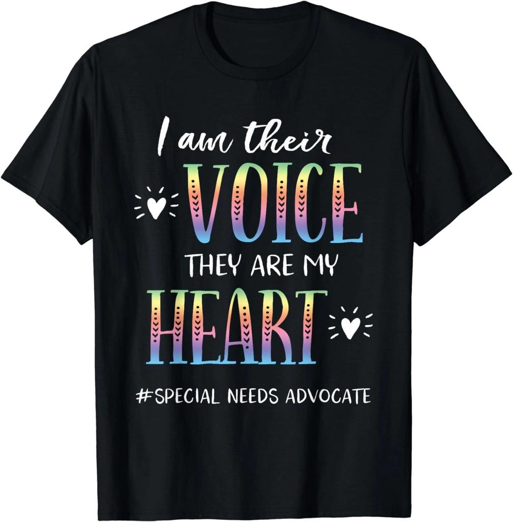 SPED Teacher Special Needs Advocate Gift I Am Their Voice Gift Unisex T-Shirt