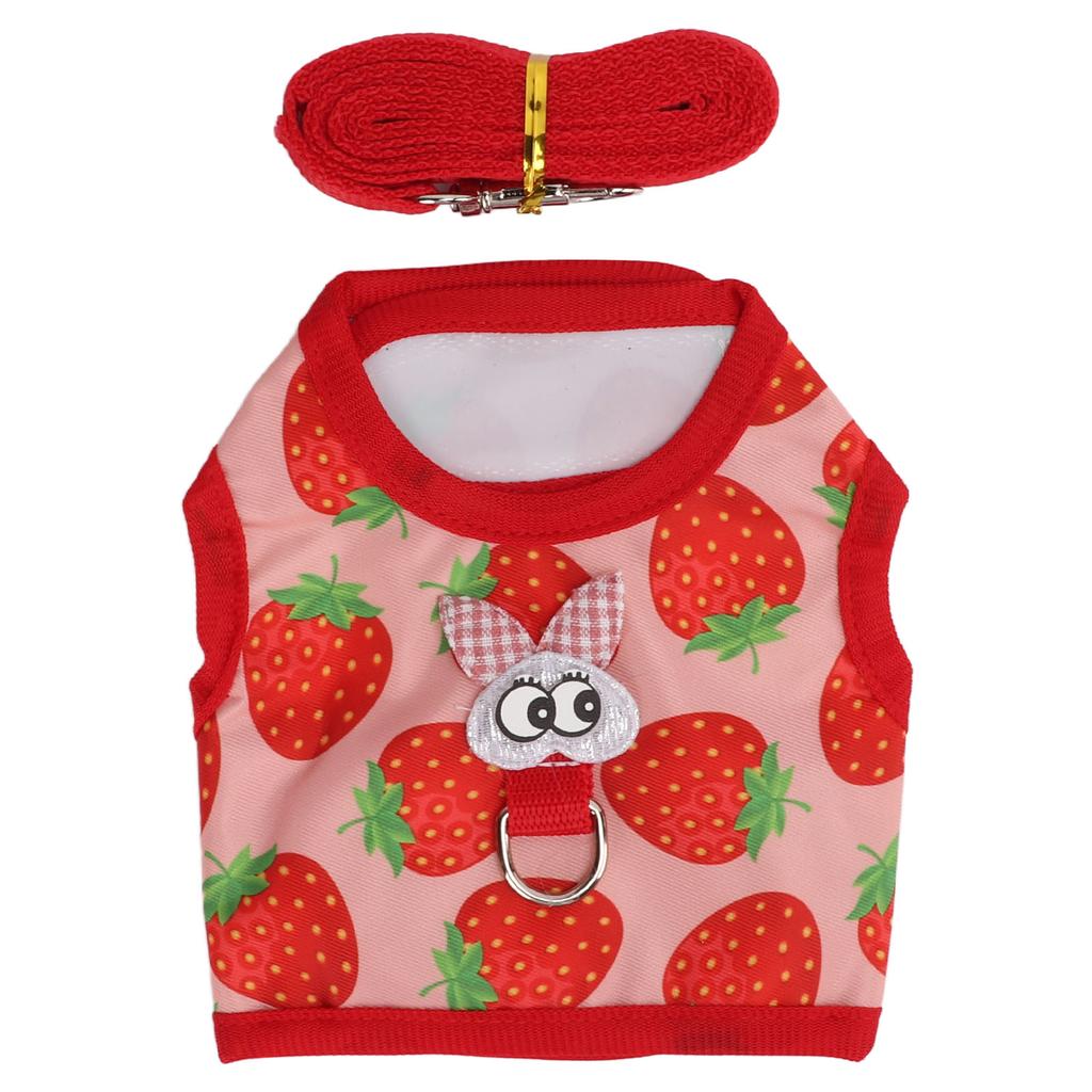 Одежда для домашних животных Bunny, жилет для маленьких животных с ремешком для хомяка Тоторо, золотистый медведь, кролик L