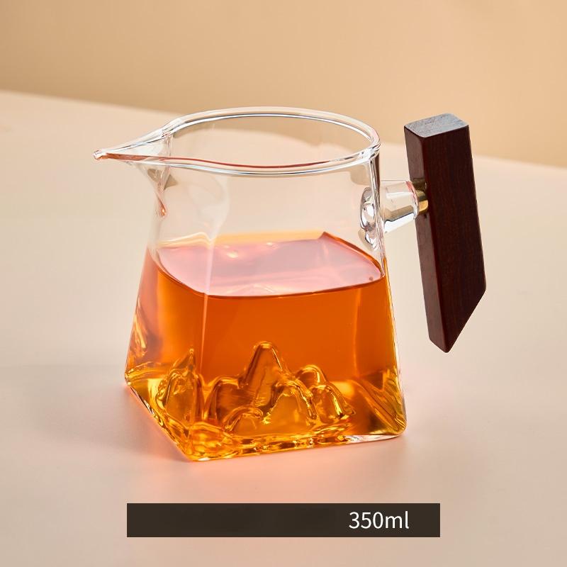 Чашка для чая 350 мл Pyrex Чайный набор Аксессуары Китайская чашка кунг-фу с ручкой Fair Cup Ручной работы чайник Фильтр Чайный набор