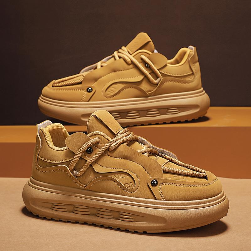 2024 Оригинальные мужские кроссовки Дизайнерская мода Обувь для скейтборда Мужские кроссовки-хлебцы Уличный хип-хоп Повседневные кроссовки Обувь на платформе