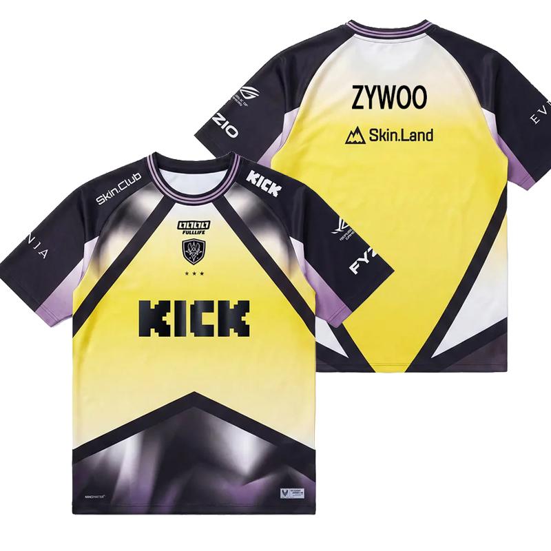 Футболка Vitality CS2 Major Cologne 2026 Мужская Женская Летняя Спортивная Оверсайз Дышащая Быстросохнущая Уличная Одежда