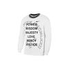 Nike Письменный принт Повседневный спортивный свитер-свитшот Мужские топы Белый CJ4963-100