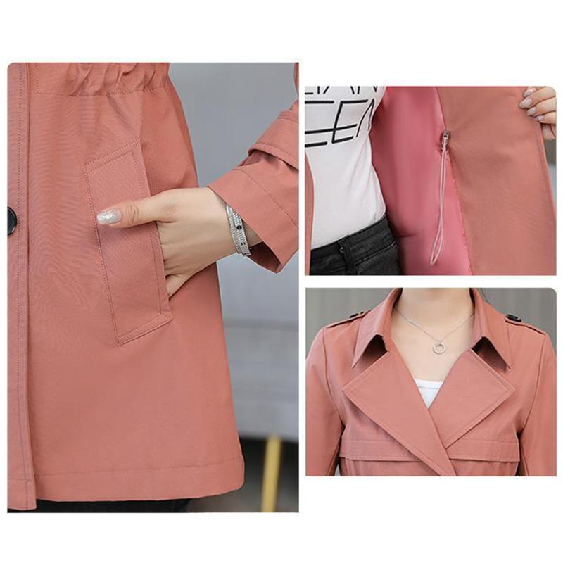 Осенняя женская куртка с длинным рукавом, тонкие пальто, повседневная ветровка, женские куртки, тонкое модное базовое пальто, верхняя одежда