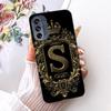 Case For Motorola Moto G62 5G G42 G32 G22 4G Cover Luxury Crown Letters Soft Black Silicone Shockproof Bumper on MotoG62 5G Capa