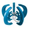 24V/12V Wind Turbine with 5 Blades Lantern Vertical Axis Wind Turbine Generator Motor Kit 800W for Home Windmill Use