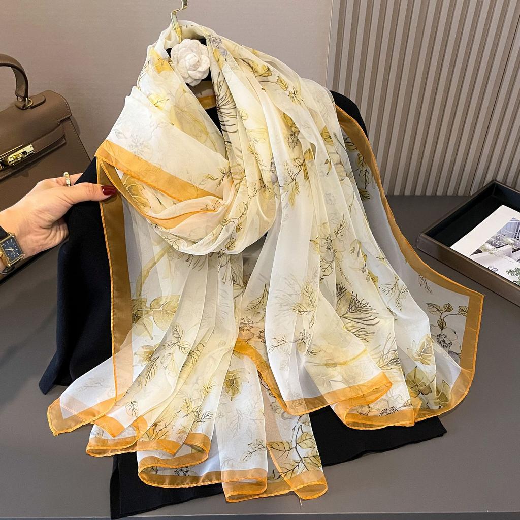 New Fashionable Scarf Muslim Women Chiffon See-through Hijab Islam Scarfs Spring Pashmina Fashion Headscarf Shawls