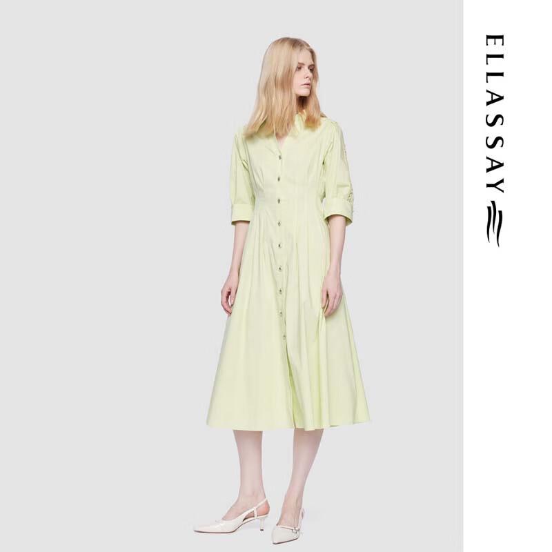 ELLASSAY V-Neck Shirt Dress for Women