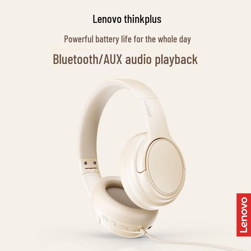 Lenovo TH20 True Wireless On-Ear Bluetooth Headphones