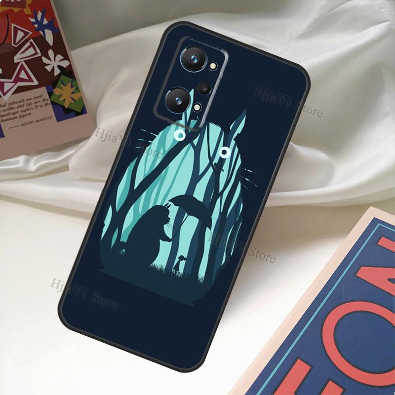 Чехол Studio Ghibli «Мой сосед Тоторо» для OnePlus 9 Pro 9R 8T Nord 2 для Realme C21 GT Neo 2 Master 7 8 Pro 8i