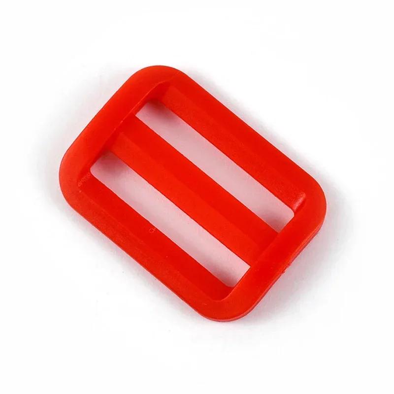 20Pcs Meetee 25/32/38mm Plastic Ring Buckles Tri-Glide Slider Adjuster Belt Buckle Dog Collar Clasp Hooks DIY Sewing Accessories