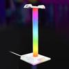 RGB Gaming Headphone Stand Glow Earphone Rack Dual USB Ports Desktop Display Bracket Headset Hanger For PUBG Computer Gamer