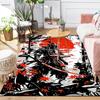 1Pc Samurai Warrior Sunset Rug, Office Carpet Indoor Outdoor Doormat, Non-Slip Soft, Living Room, Christmas Halloween Gift. Em9283
