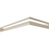 Vent Cover LUFT Corner Left 80x40x9 Cream Slim