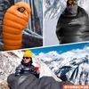 LEEPWEI Спальный мешок для зимы, на открытом воздухе, для всех гостей, в машине, аварийный, доступен в и с сумкой для хранения, стиль-мумия, для кемпинга, активного отдыха, сезонов, постельное белье,
