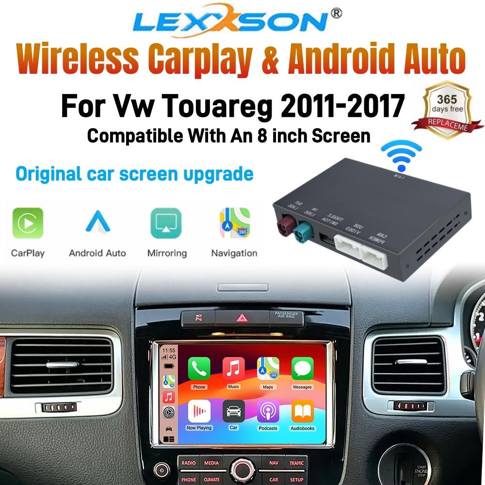Беспроводной блок CarPlay для Volkswagen Touareg RNS850 2011-2017 8 дюймов Android Auto для Apple CarPlay Vw Навигация Зеркало
