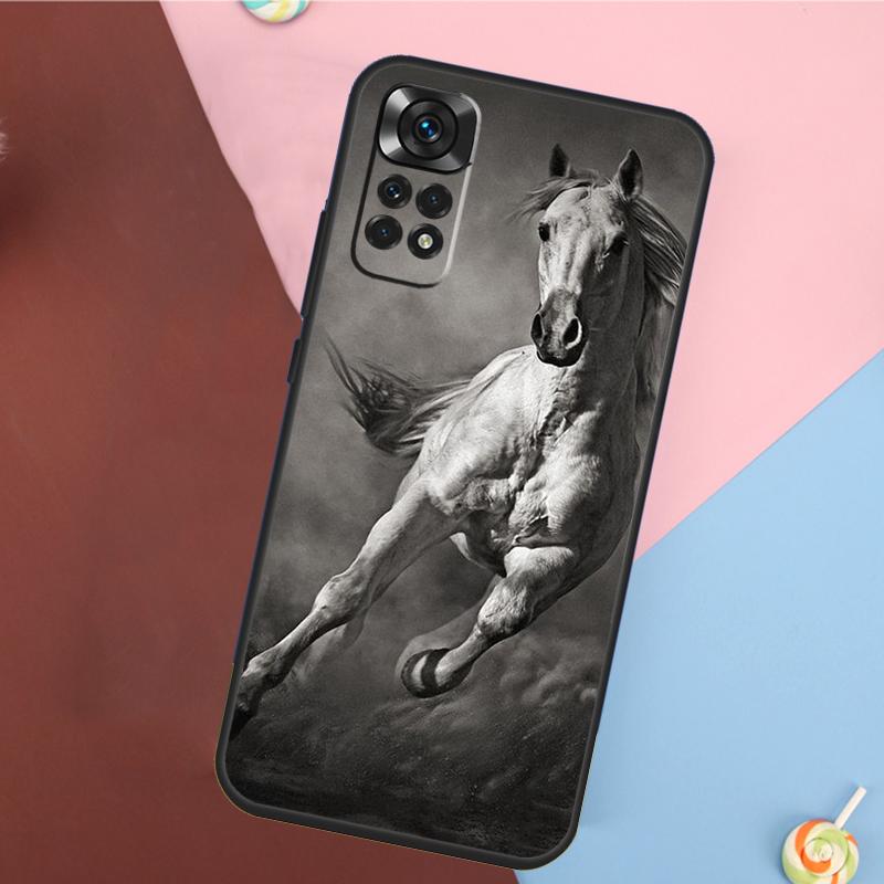 Чехол «Скачущая лошадь» для Xiaomi Redmi Note 13 Pro 14 12 11 9 10 9S 10S 11S 12S Redmi 10C 12C 13C 14C