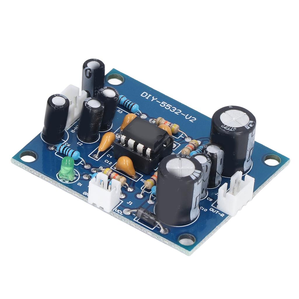 Preamplifier Board PCB Single Power Front Panel Double Panels Design 5 Times Magnification 12?35V